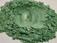 Light Sage Green Pearl Is a Multi Color series Mica Pigment which is sized at 10-60 UM.