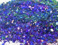 Purple Haze Mixed Chunky Glitter Metal Flake Tumbler Nail Crafts Paint Epoxy