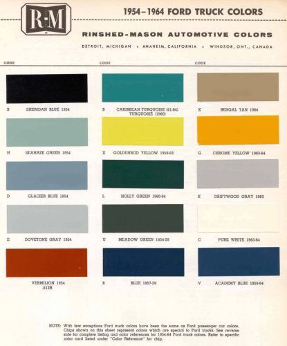 1954-1964 Ford Trucks