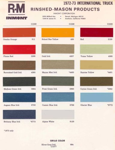 1972-1973 International Trucks