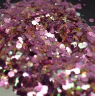 Party Pink Chunky Metal Flake Glitter
