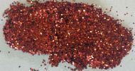 Crimson Red 0.015 .015 Metal Flake Glitter
