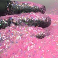 Pastel Pink Opalescent Chunky Glitter Metal Flake