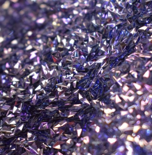 Blue Stained Glass 3MM Diamond Shaped 3D Glitter Metal Flake