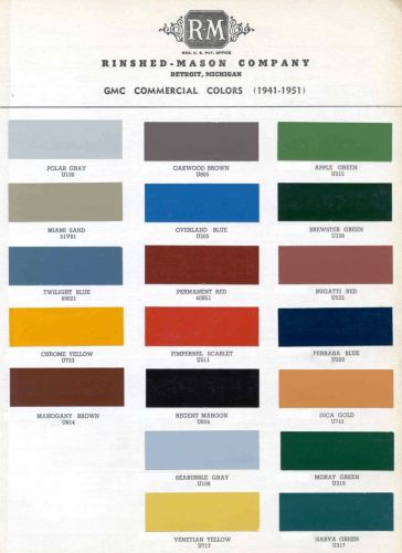 1941-1951 GMC Trucks
