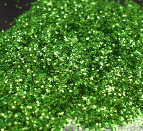 Jungle Green Tri Holographic 0.030 .030 Metal Flake Glitter 