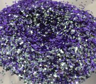 Purple Wave Chunky Metal Flake Glitter 0.040 Hex